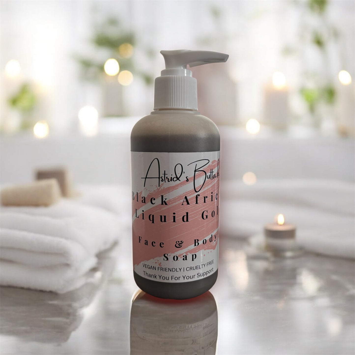 Black African Liquid Gold Soap