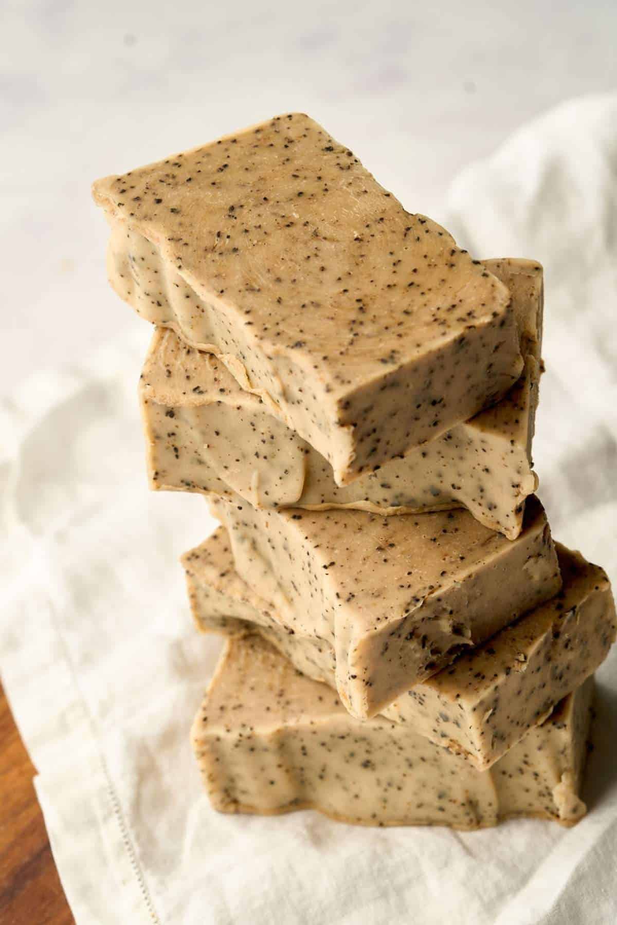 French Vanilla Espresso Scrub Soap